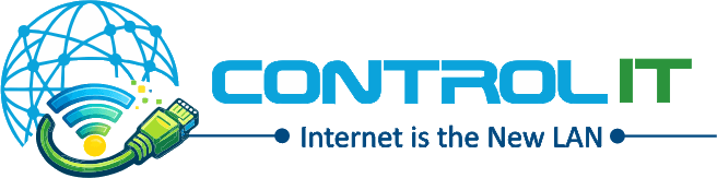 ControlIT logo with Internet is the New LAN tagline
